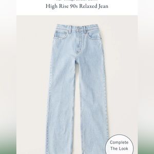 Abercrombie & Fitch 90s High Rise Relax Fit Jean